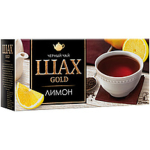 Schwarzer Tee "Shah Gold Lemon", aromatisiert – Zitrone, in ...