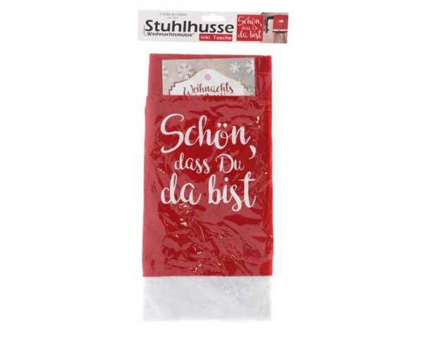 Bild 1 von Stuhlhusse Weihnachtsmütze 48cm aus Filz