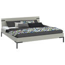 Bild 1 von Xora Bett Primolar, Hellgrau, Metall, 200x200 cm, in verschiedenen Größen erhältlich, für Lattenrost geeignet, Holzdekoren erhältlich, Schlafzimmer, Betten, Futonbetten