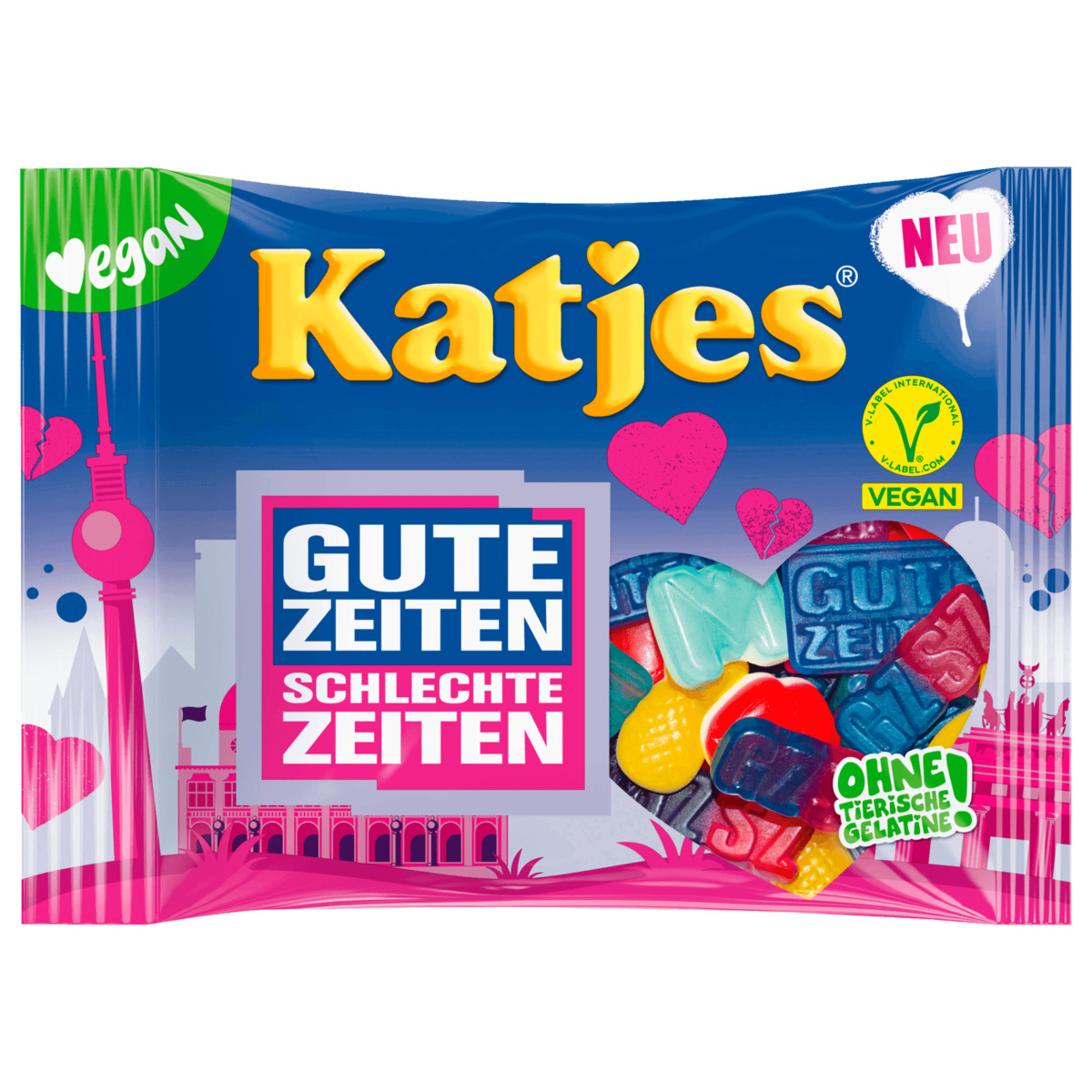 Bild 1 von Katjes Fruchtgummi GZSZ vegan 175g