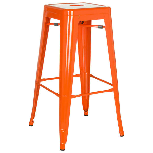 Bild 1 von Mid.you Barhocker, Orange, Metall, konisch, 44x77x44 cm, stapelbar, Esszimmer, Barmöbel, Barhocker