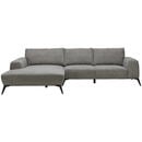 Bild 1 von Stylife Ecksofa, Grau, Textil, 3-Sitzer, Füllung: Schaumstoff, L-Form, Ottomane links, 298x187 cm, Stoffauswahl, seitenverkehrt erhältlich, Hocker erhältlich, Wohnzimmer, Sofas & Couches, Wohnland