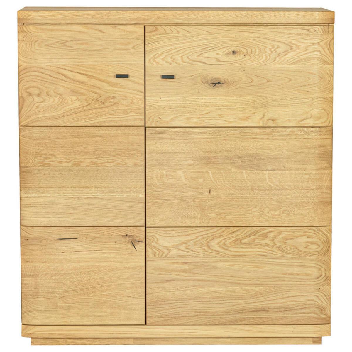 Bild 1 von Linea Natura Schuhschrank, Eiche, Natur, Holz, Eiche, massiv, 4 Fächer, 99x108.6x38 cm, Typenauswahl, stehend, Beimöbel erhältlich, Garderobe, Schuhaufbewahrung, Schuhschränke