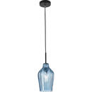 Bild 1 von Fabas Luce Pendelleuchte Stintino, Blau, Schwarz, Metall, Glas, orientalisch,orientalisch, 200 cm, ISO 9001, höhenverstellbar, Lampen & Leuchten, Innenbeleuchtung, Hängelampen, Pendelleuchten