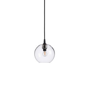 Belid Hängeleuchte Gloria, Klar, Schwarz, Metall, Glas, 17.5 cm, CE, Lampen & Leuchten, Leuchtenserien