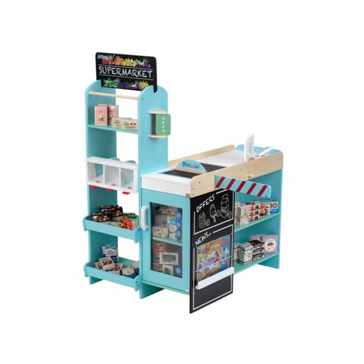Bild 1 von Supermarkt - Shopping Center - aus Holz - ca. 70 x 55 x 100,3 cm