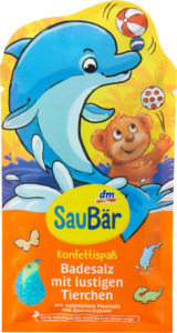 SauBär Kinder Badezusatz Badesalz Konfettispaß