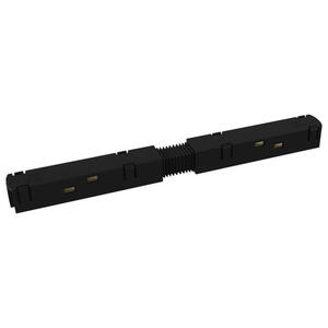 Schienensystem-Verbinder, Schwarz, Metall, Kunststoff, 1.8x1.8x19.5 cm, CE, Lampen & Leuchten, Innenbeleuchtung, Schienensysteme
