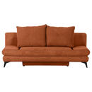 Bild 1 von Carryhome Schlafsofa, Rost, Textil, 2-Sitzer, 200x78x95 cm, Stoffauswahl, Liegefunktion, Schlafen auf Sitzhöhe, Rücken echt, Kinder & Jugendmöbel, Jugendmöbel, Jugendsofas