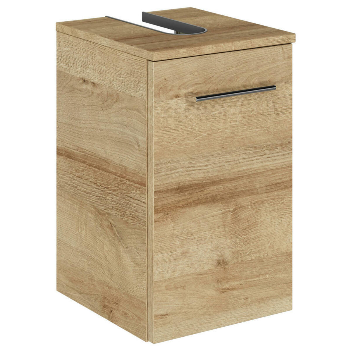 Bild 1 von Sadena Waschbeckenunterschrank M-Plan, Eiche, Metall, 30x49.8x33.3 cm, Goldenes M, Made in Germany, Zusatzausstattung erhältlich, hängend, Badezimmer, Badezimmerschränke, Waschbeckenunterschränke