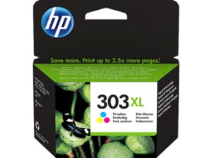 HP 303XL Tintenpatrone Cyan/Magenta/Gelb (T6N03AE)