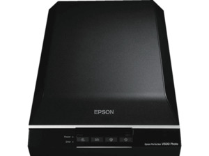EPSON Perfection V600 Photo Flachbettscanner , Bis zu 6.400 x 9.600 dpi, Matrix CCD, White LED, IR LED with ReadyScan Technology