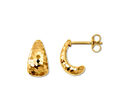Bild 1 von 585 Gold Halbcreolen konisch diamantiert