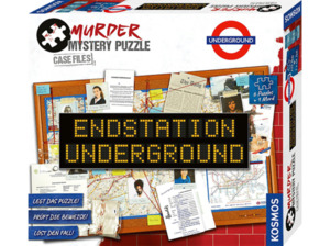 KOSMOS Murder Mystery Puzzle - Endstation Underground Gesellschaftsspiel Mehrfarbig