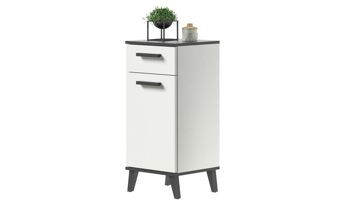 Bild 1 von Unterschrank weiß Maße (cm): B: 34 H: 87 Badezimmer