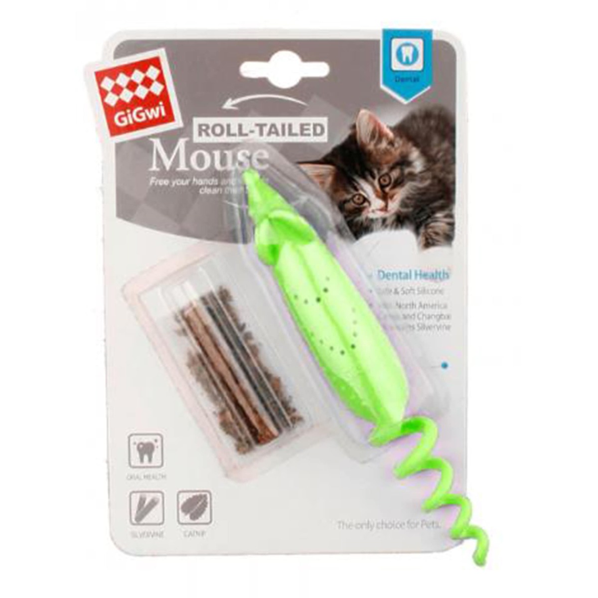Bild 1 von Zahnpflege-Maus Katzenminze/Silvervine
