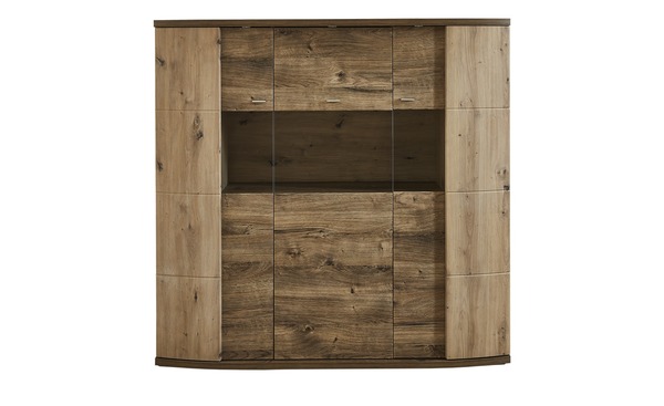 Bild 1 von Highboard  Grasse holzfarben Maße (cm): B: 144 H: 140 T: 43 Kommoden & Sideboards