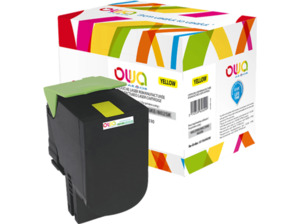 OWA K15825OW Toner Gelb (LEXMARK 70C2HY0, 702HY, NO 0070C2HY0, 70C2HYE)