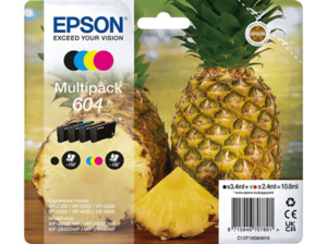 EPSON 604 Multipack - 4er-Pack Tintenpatrone Gelb, magenta, cyan, schwarz (C13T10G64010)
