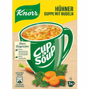 Knorr 5 x Cup a Soup Hühnersuppe, 3er Pack