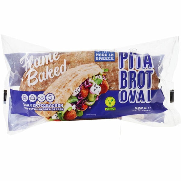 Bild 1 von Flame Baked Pita Brot oval