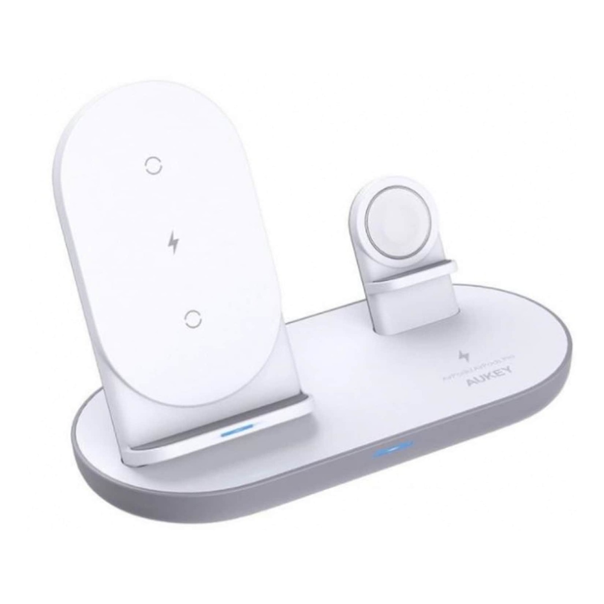 Bild 1 von Aukey LC-A3-Whi Aircore Wireless Charger 15W Weiß, Kabelloses Laden, Drahtloses Ladegerät Qi