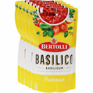Bertolli Pastasauce Basilikum, 5er Pack