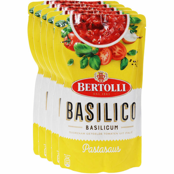 Bild 1 von Bertolli Pastasauce Basilikum, 5er Pack