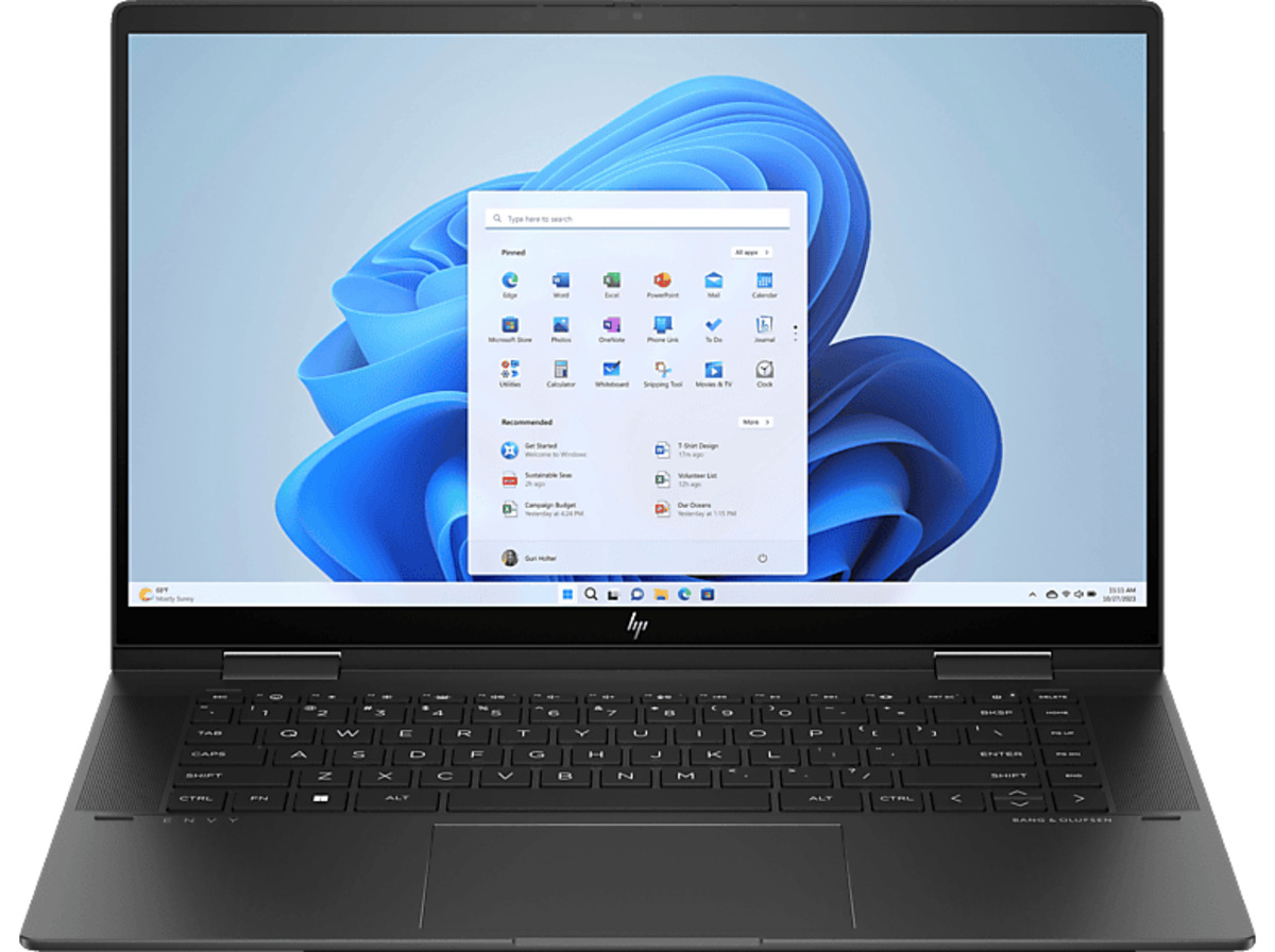 Bild 1 von HP ENVY x360 15-fh0379ng, Convertible mit 15,6 Zoll Display, AMD Ryzen™ 7 Prozessor, 16 GB RAM, 512 SSD, Schwarz