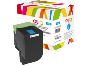 OWA K15823OW Toner Cyan (LEXMARK 70C2HC0, 702HC, NO 070C2HC0, 0070C2HC0, 70C2HCE)