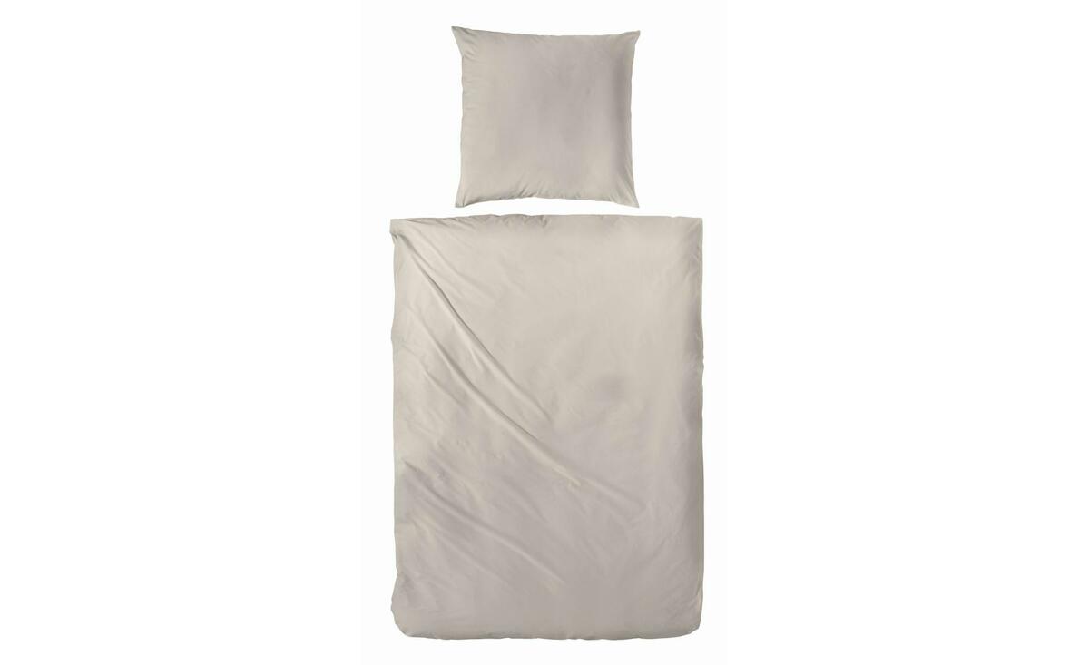 Bild 1 von Perkal Bettwäsche-Set braun Maße (cm): B: 155 H: 1 Heimtextilien