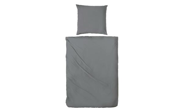 Bild 1 von Renforce Bettwäsche-Set grau Maße (cm): B: 240 H: 1 Heimtextilien