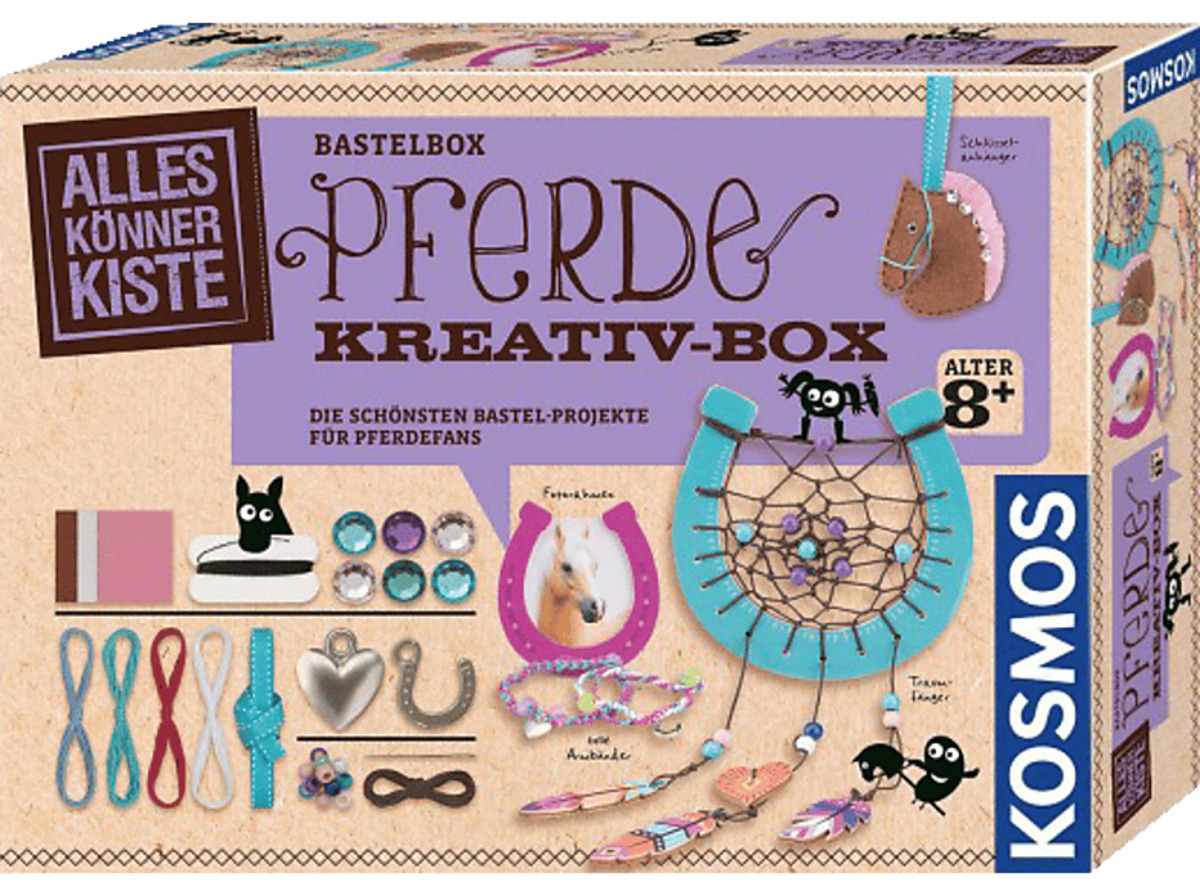 Bild 1 von KOSMOS Pferde Kreativbox Bastelset, Mehrfarbig
