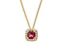 Bild 1 von 585 Gold Kette Rhodolith und Zirkonia