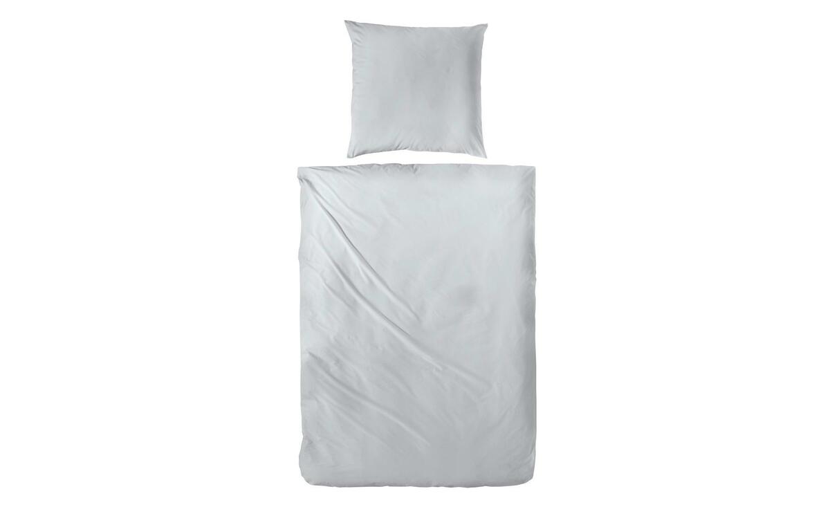 Bild 1 von Baumwoll Bettwäsche-Set grau Maße (cm): B: 155 H: 1 Heimtextilien