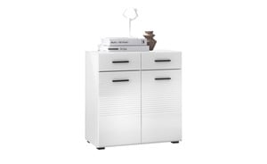 Kommode  Buin weiß Maße (cm): B: 80 H: 83 T: 40 Kommoden & Sideboards