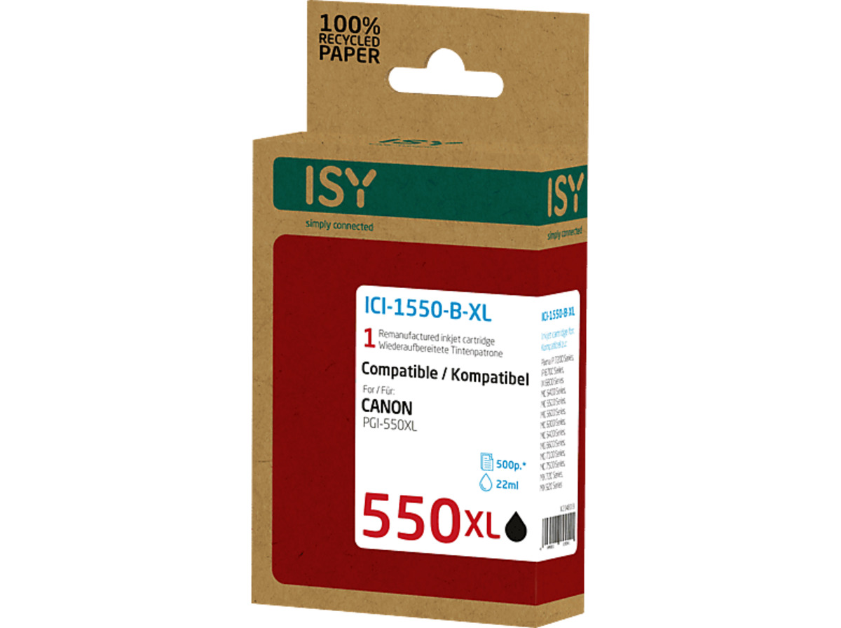 Bild 1 von ISY ICI-1550-B-XL Tintenpatrone Schwarz