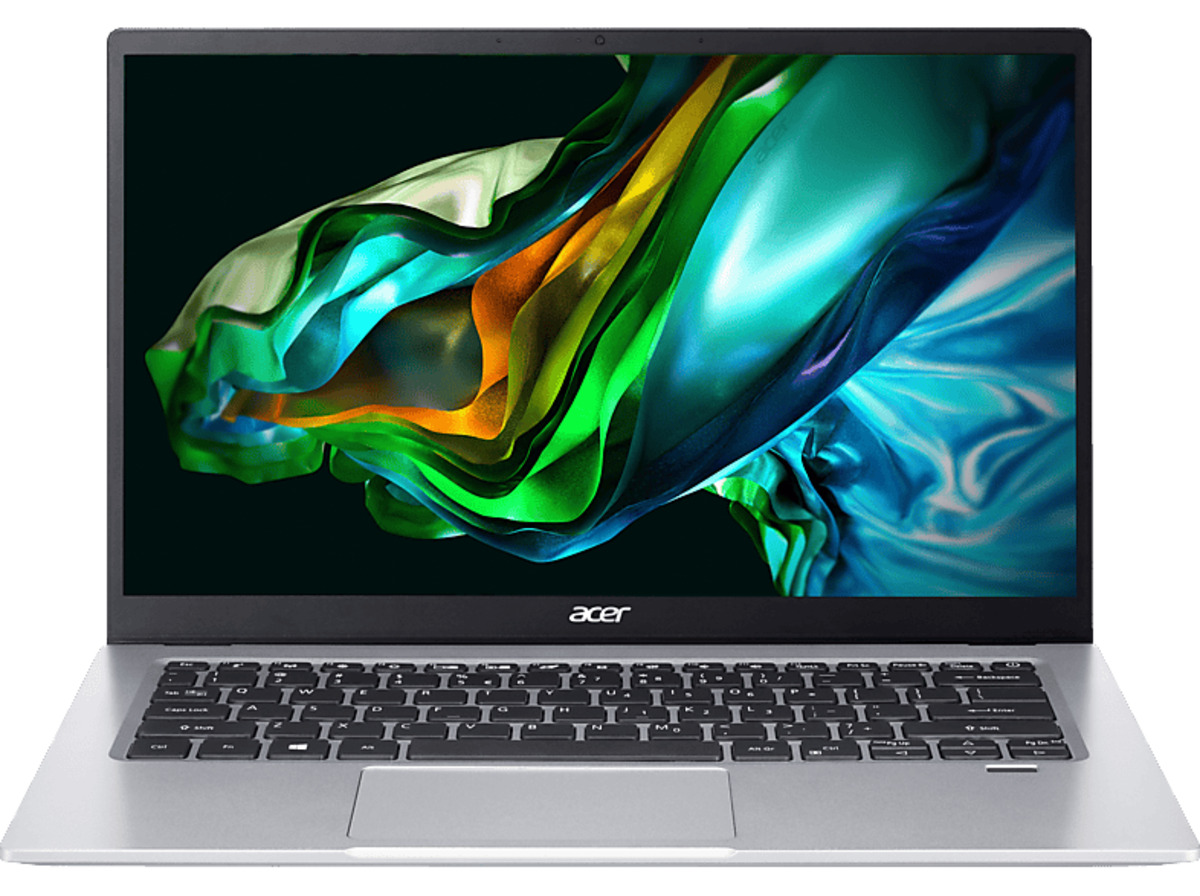 Bild 1 von ACER Swift 1 (SF114-34-P6C4) mit Tastaturbeleuchtung, Ultrabook 14 Zoll Display, Intel® Pentium® Prozessor, 8 GB RAM, 256 SSD, Intel HD Graphics, Silber