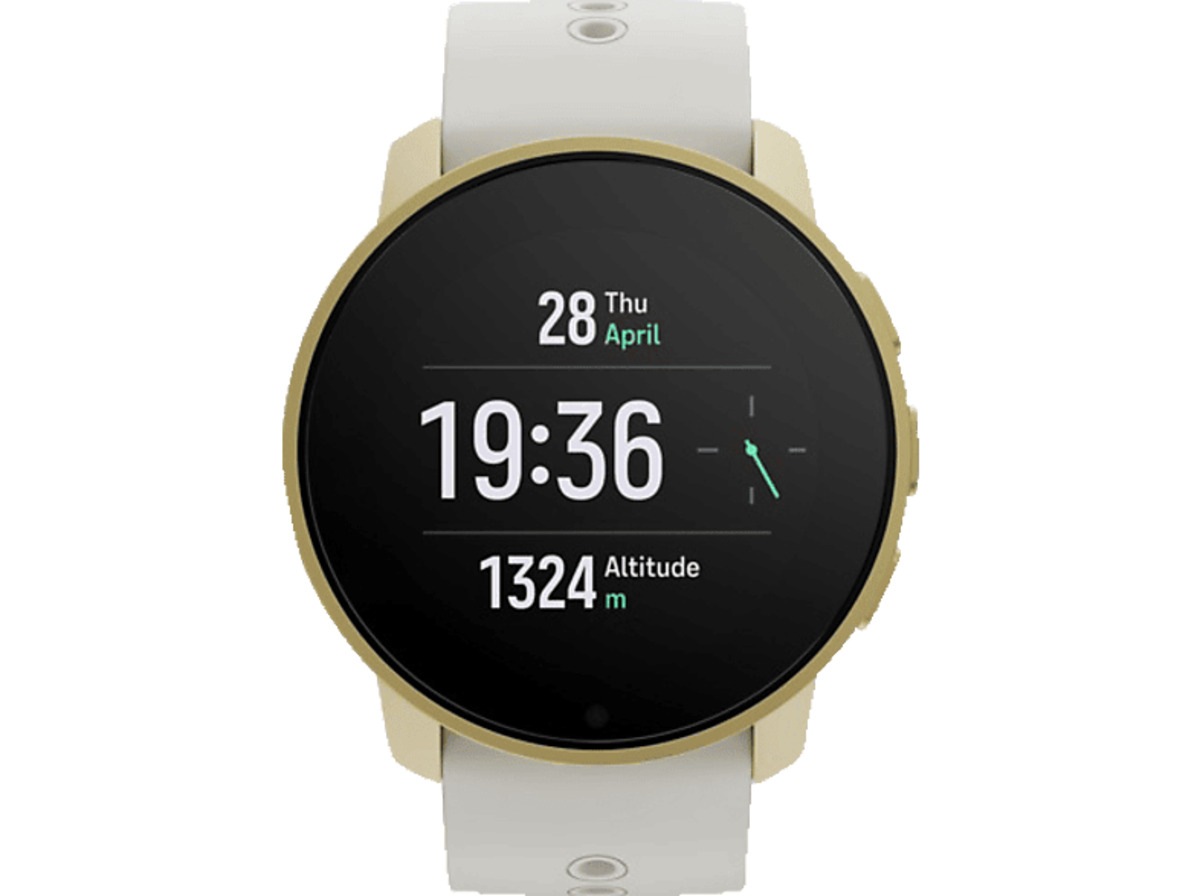 Bild 1 von SUUNTO 9 PEAK PRO Smartwatch Bracelet: Textile, Housing: stainless steel, glass fiber reinforced polyamide, Glass material: sapphire crystal, Bezel: steel Silikon, 125-175, Pearl Gold