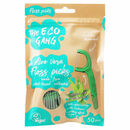 Bild 1 von The Eco Gang Zahnseide-Sticks Aloe Vera, 50er Pack