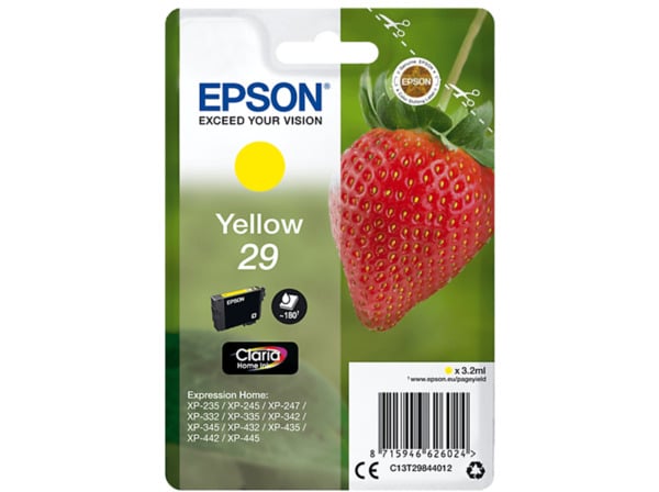 Bild 1 von EPSON Original Tintenpatrone Gelb (C13T29844012)