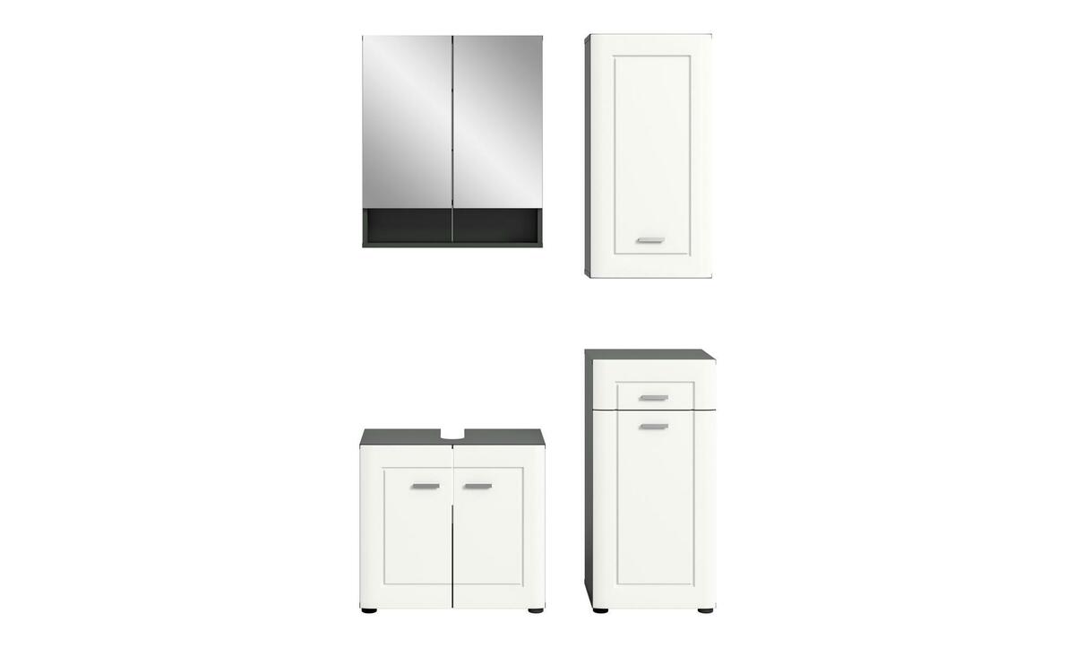 Bild 1 von Badkombination weiß Maße (cm): B: 115 H: 188 Badezimmer