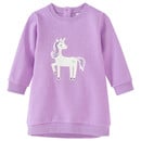 Bild 1 von Baby Sweatkleid mit Einhorn-Applikation HELLLILA