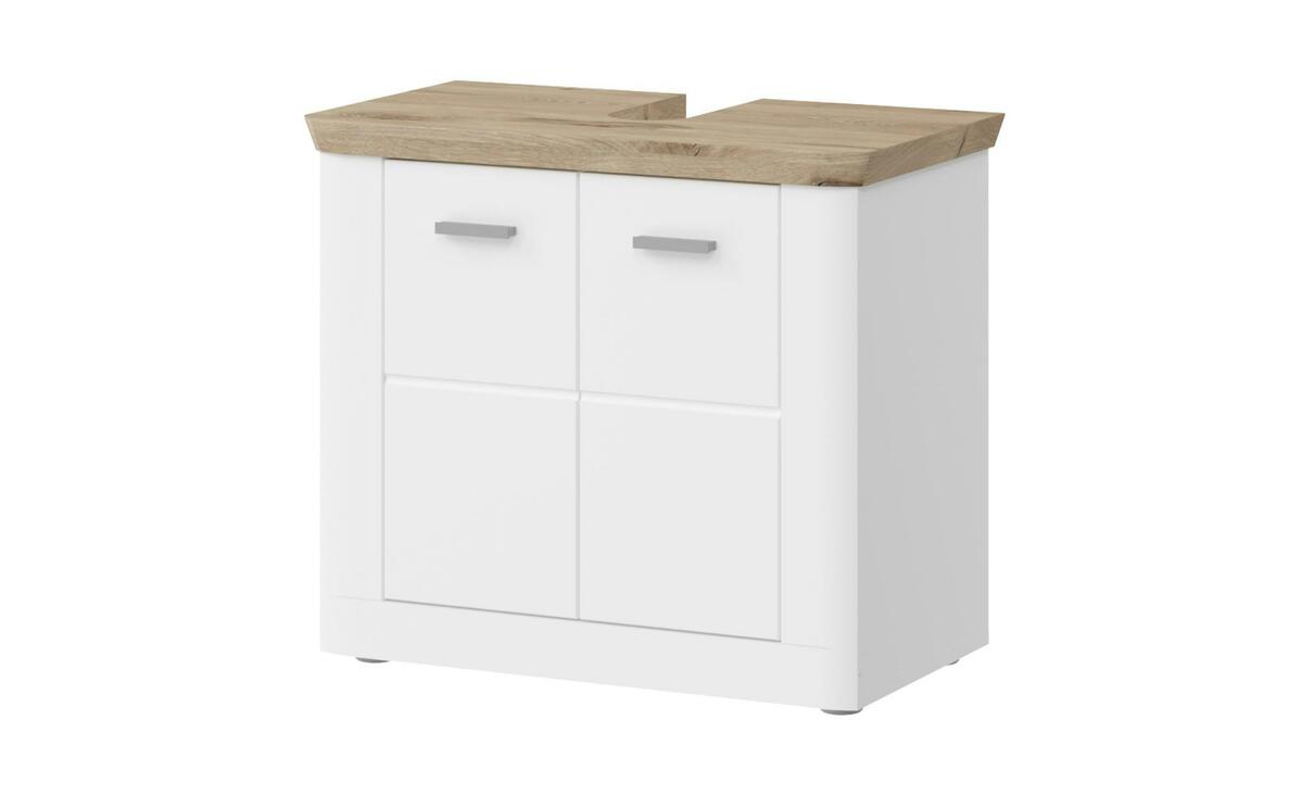 Bild 1 von Waschbeckenunterschrank weiß Maße (cm): B: 65 H: 57 Badezimmer
