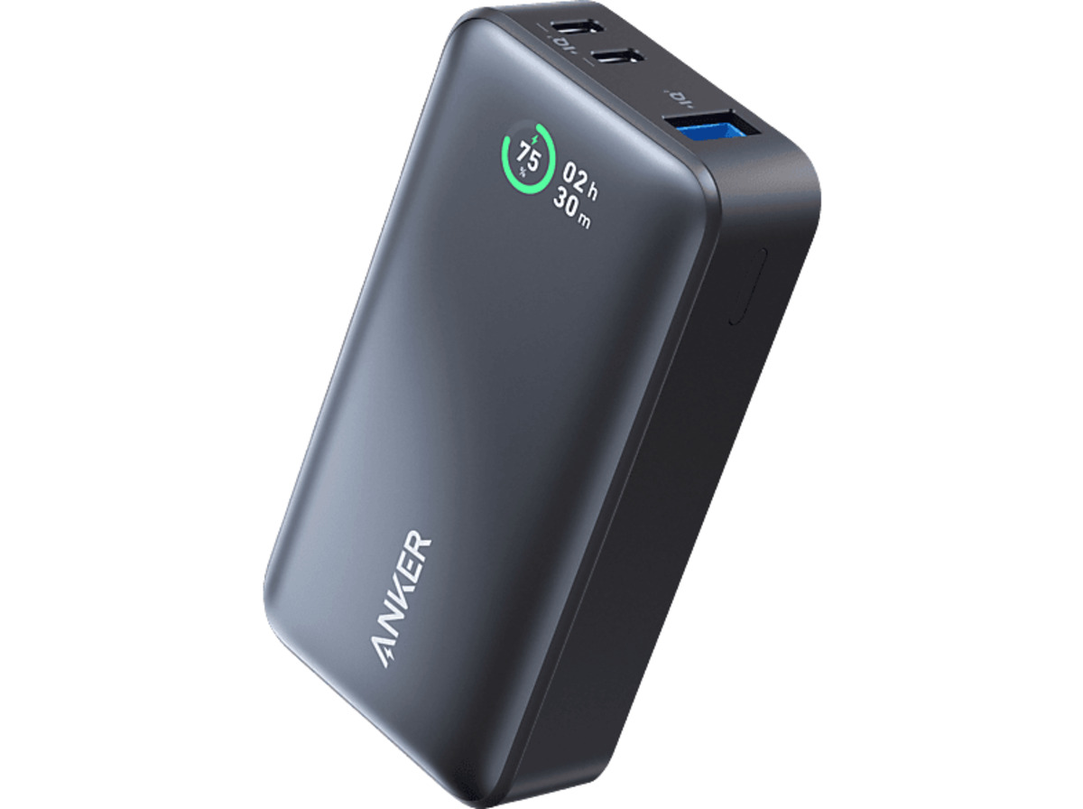 Bild 1 von ANKER 533 PowerCore mit Power Delivery Technologie (PD 30Wmax. Leistung) Powerbank 10000 mAh Schwarz