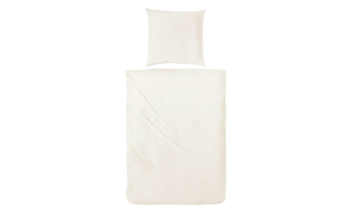 Bild 1 von Satin Bettwäsche-Set beige Maße (cm): B: 200 H: 1 Heimtextilien