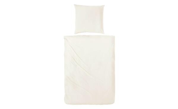 Bild 1 von Satin Bettwäsche-Set beige Maße (cm): B: 200 H: 1 Heimtextilien