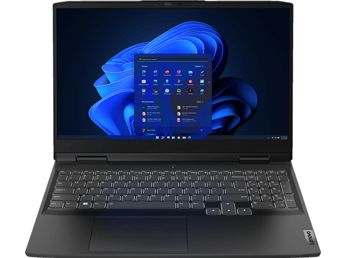 Bild 1 von LENOVO IdeaPad Gaming 3, Gaming-Notebook, mit 15,6 Zoll Display, AMD Ryzen™ 5 Prozessor, 16 GB RAM, 512 SSD, NVIDIA, GeForce RTX™ 2050, Onyx Grey Windows 11 Home (64 Bit)
