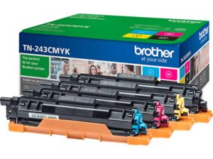 BROTHER TN-243CMYK Toner Multipack 4-Farben (Cyan, Magenta, Gelb, Schwarz)