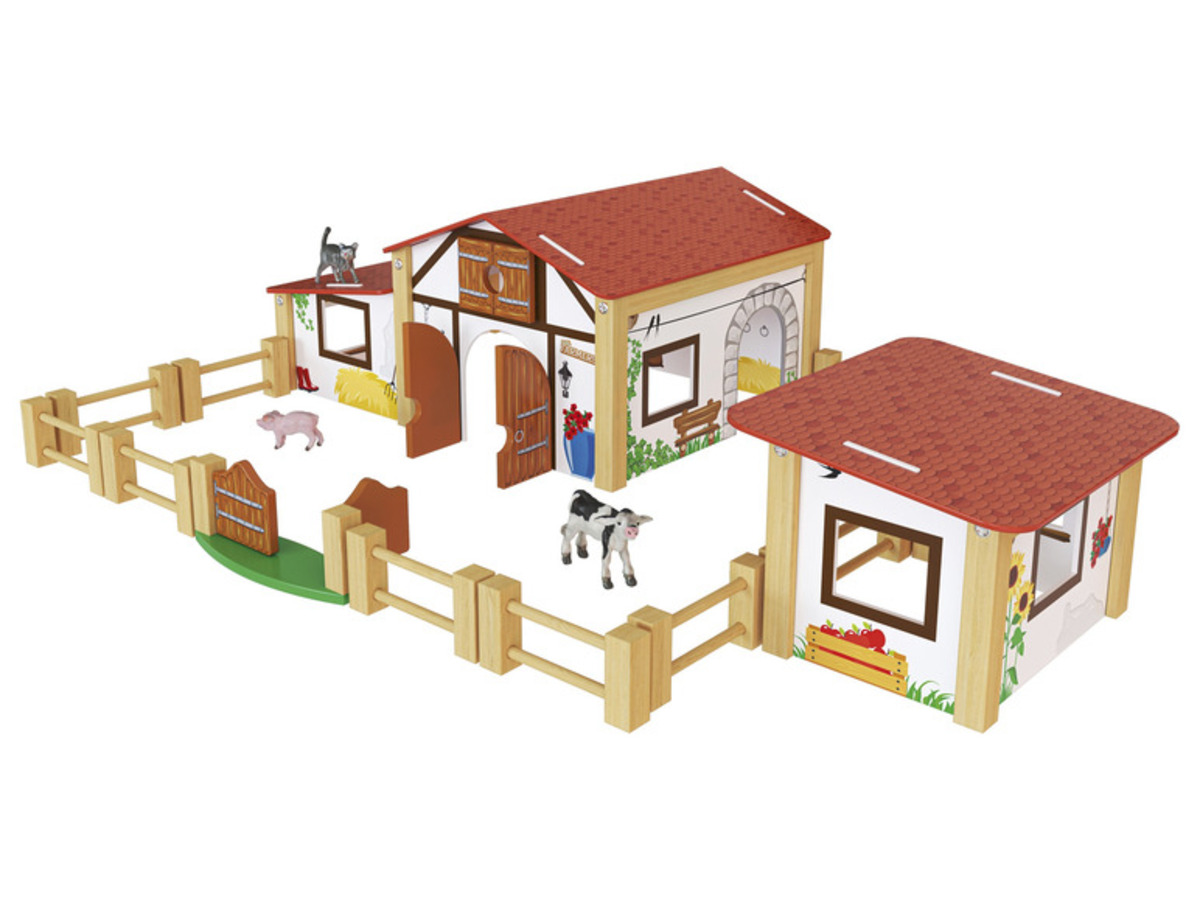 Bild 2 von Playtive Set Bauernhof / Feenbaum / Zoo, aus Holz